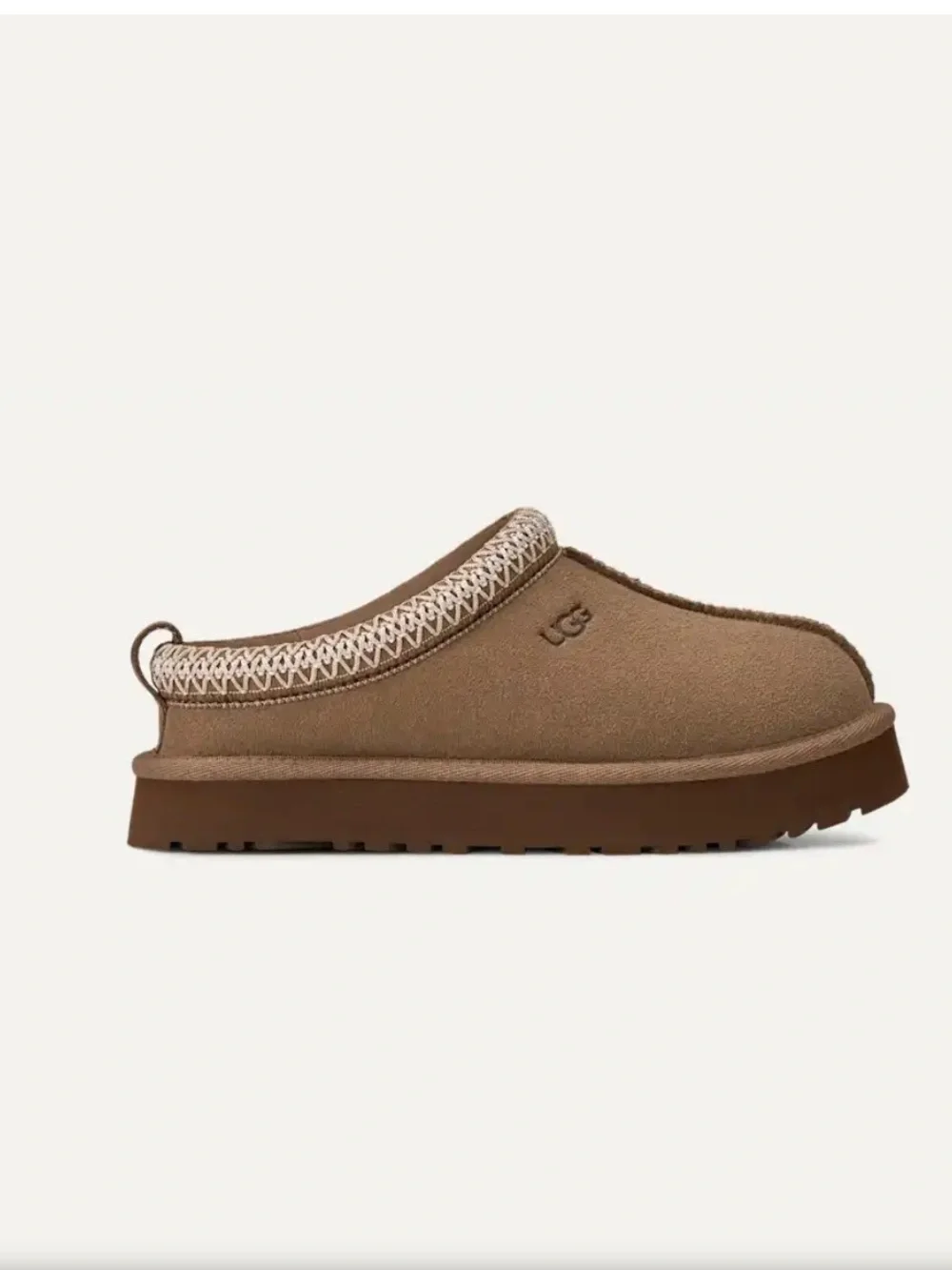 UGG Kids Tazz Slip-On Slippers in Chestnut Brown Toddler Size 7